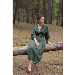 Pakamera Sukienka Kimonowa Khaki