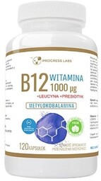 PROGRESS LABS Witamina B12 1000 jednostek suplementy diety
