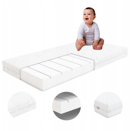 Materac 80x180 piankowy dziecięcy przewiewny Hilding Dobranocka Dzianina