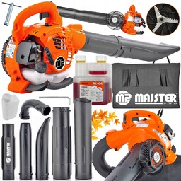 Dmuchawa Spalinowa Ogrodowa Odkurzacz z Rozdrabniaczem Liści Olej