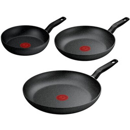 TEFAL Zestaw patelni Dark Essential G0069153 (3 elementy)