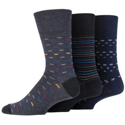Gentle Grip 3PACK Bezuciskowe skarpety męskie - URBAN
