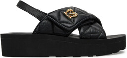 Sandały LOVE MOSCHINO JA16044I1MIE0000 Czarny