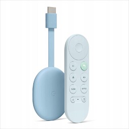 Odtwarzacz Chromecast 4K Blue do Tv gogli Vr