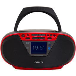 Boombox AIWA BBTU-500 DAB+/FM RDS/CD/USB/BT Czerwony