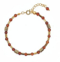 Bransoletka z granatem orange