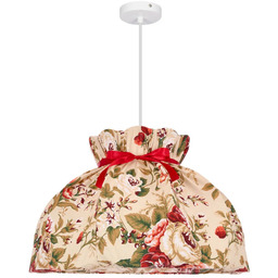 Lumes Lampa wisząca pojedyncza z abażurem - Z079