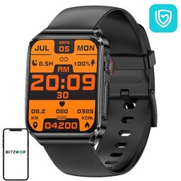 BlitzWolf Smartwatch BW-HL6 (czarny silikonowy)