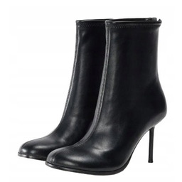ALDO CZARNE BOTKI ZE SZPILKĄ GŁADKIE ELEGANCKIE