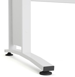 Biurko proste białe mat 120 cm Prima