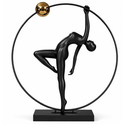 Lampa podłogowa WOMAN ARTISTIC 200 cm - czarna