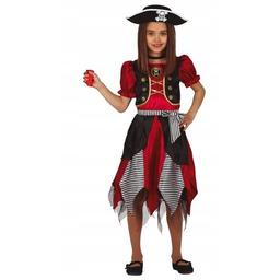 Strój Zła Piratka Piratki Mała Rozbójniczka 116