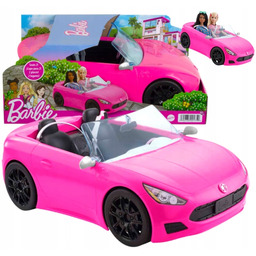 Barbie Kabriolet duże auto różowe samochód dla lalek