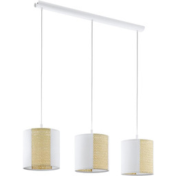 EGLO lampa wisząca Arnhem 3-płomienna vintage, boho, hygge,