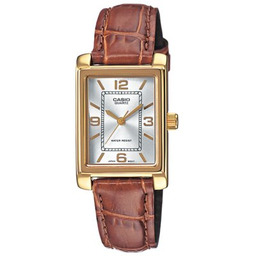 CASIO Zegarek LTP-1234PGL-7AEG Brązowy