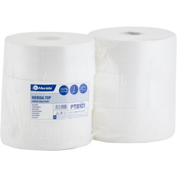 Papier toaletowy Merida Top, biały, średnica 23 cm,