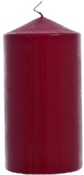 ŚWIECA WALEC KOLOR BURGUND 80/150 BISPOL
