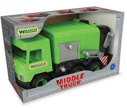 Wader, śmieciarka, Middle Truck, Zielony