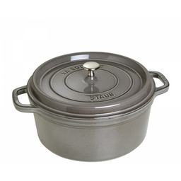Staub Garnek żeliwny Okrągły 6.7l Grafitowy La Cocotte