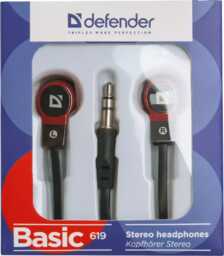Słuchawki przewodowe dokanałowe Defender Basic 619 mini Jack