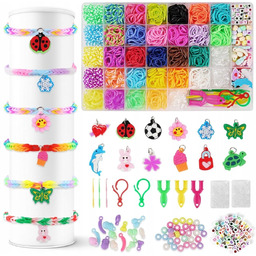 GUMKI DO ROBIENIA BRANSOLETEK DIY ZESTAW DUŻY XL