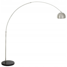 Lampa Podłogowa Stojąca Nowoczesna Srebrna Regulowana Azurro C1
