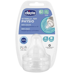 CHICCO_Physio Smoczek antykolkowy na butelkę przepływ do kaszki