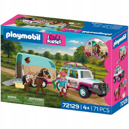 Playmobil 72129 Samochód terenowy z przyczepą do przewozu