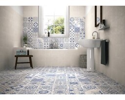 Gres szkliwiony hiszpański Realonda SKYROS DECO BLANCO mat