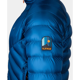 Kurtka męska puchowa Alpinus Oronaye niebieska lekka, zimowa,