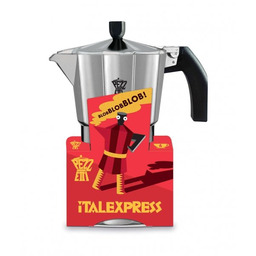 PEZZETTI ITALEXPRESS Aluminiowa kawiarka (9 filiżanek) - Srebrny