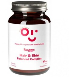 Beggs Balanced Hair&Skin Complex, 90 kapsułek