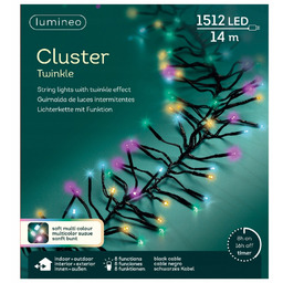 Lampki 1512 Led zewnętrzne/wewnętrzne Soft Multikolor z programatorem