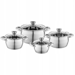 Zestaw garnków Florina Oliver stal nierdzewna 8 el.