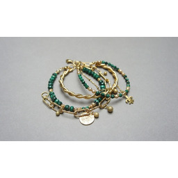 Pakamera Zestaw bransoletek Malachity vol. 2 - Szlachetna