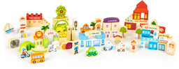 Ecotoys, klocki edukayjne Miasto/Zoo