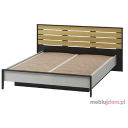 Łóżko sypialniane GRIS GS-02 160x200, Szary + czarny