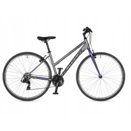 Rower Author Cross 700 Thema 19" srebrno fioletowy