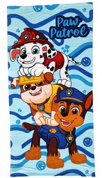 Niebieski ręcznik kąpielowy Psi Patrol 70 x 140