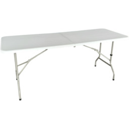 Stół cateringowy walizkowy 180 cm szary
