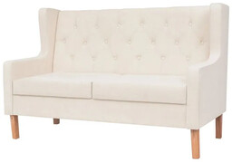 Elior Dwuosobowa sofa Isobel 2C - kremowobiała