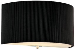 Kinkiet hampton Zaragoza ZAR0122 Dar Lighting plisowany abażur