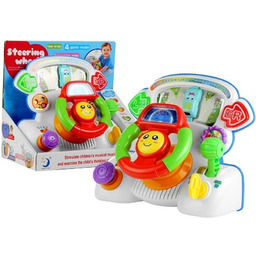 Kierownica Edukacyjna Interaktywna Dźwięki Światło