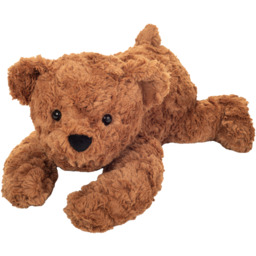 Miś Leżący Brązowy maskotka dla dzieci 40 cm