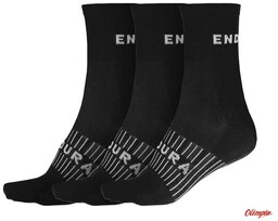 Endura Skarpety Coolmax Race Sock Black (3 pary)