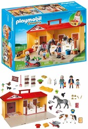 Playmobil Country 71393 Przenośna Stajnia Konie