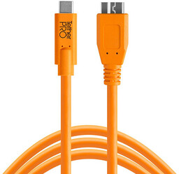 Tether-pro Przewód TetherPro USB-C - Micro-B pomarańczowy