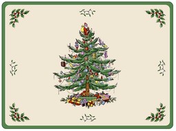 PODKŁADKI KORKOWE PIMPERNEL Christmas Tree Świąteczna Choinka DUŻE