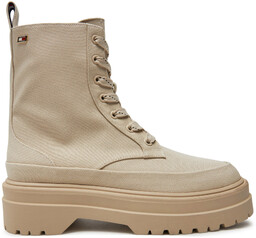 Botki Tommy Hilfiger FW0FW08200 Beżowy