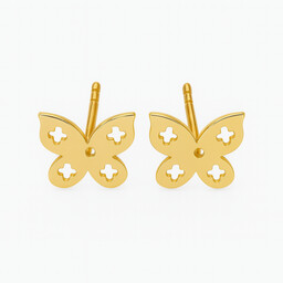 Złote Kolczyki Motylki Ażurowe KL.03261 biżuteria damska złoto